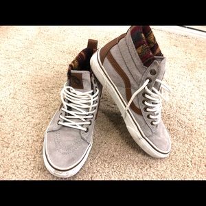 Vans Sneakers Grey, Brown and White